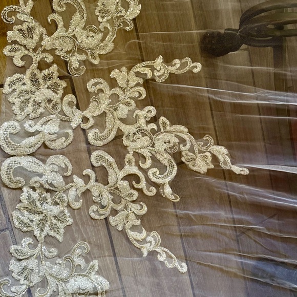 Beautiful bride veil